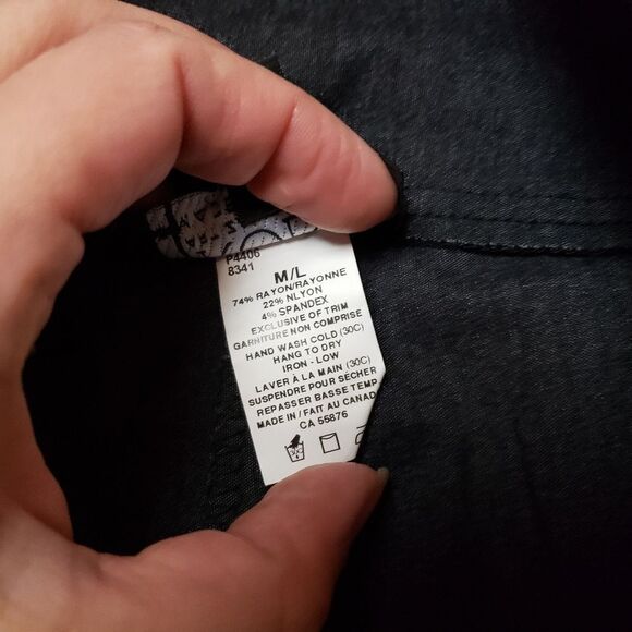 ARTIZAN Robin Barre slim pull on pants made in Canada size M/L - Picture 7 of 12